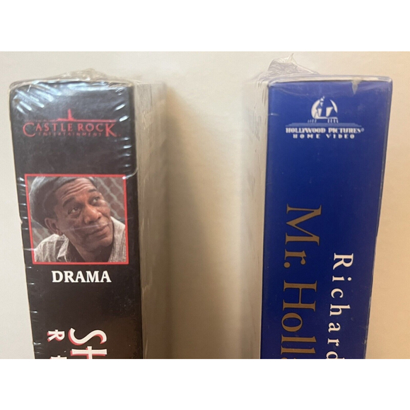 Vintage VHS lot Of 2 Mr. Holland’s Opus & The Shawshank Redemption - SEALED NEW - Picture 3 of 15